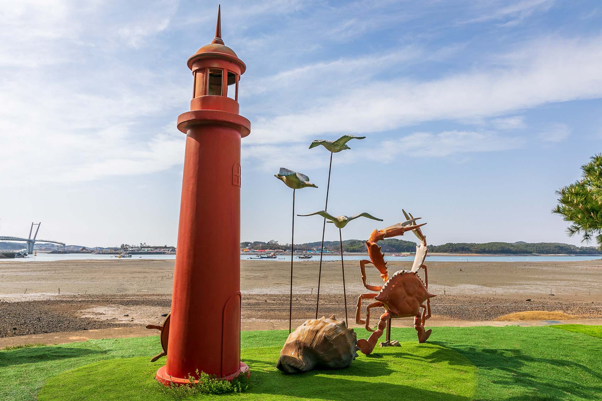 바다는보이고